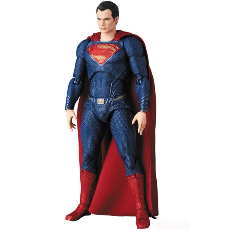 16cm DC Superman MAFEX 057 Justice League Super Man Action Figure Collection Model BJD Gift Toys-EXPROTAS