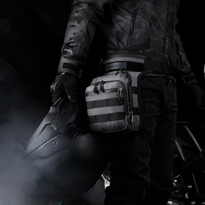 Rhinowalk Motor Waist Bag 3L Motorcycle Waist Packs Leg Bag Thigh Belt Hip Bum Travel Cell/Mobile Phone Purse Fanny Pack Bags-EXPROTAS