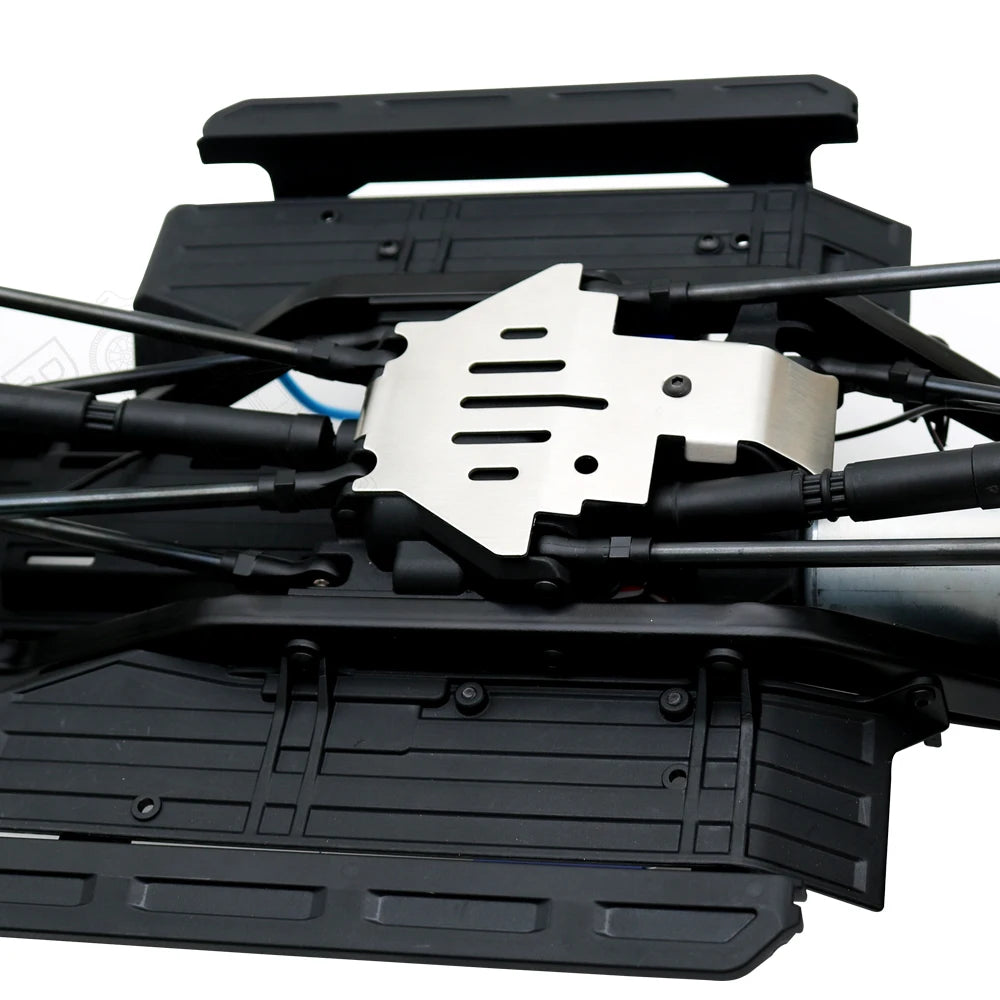 1/10 RC Crawler Stainless Steel Chassis Skid Plate for Traxxas TRX-4 - EXPROTAS