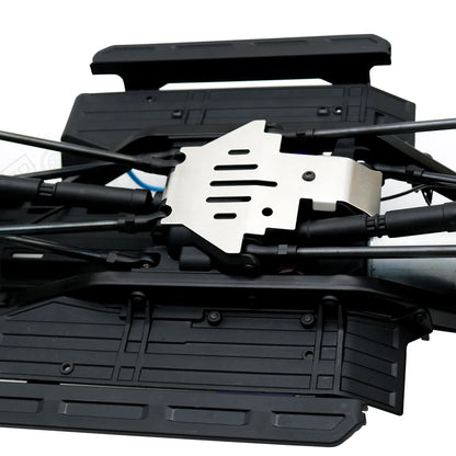 1/10 RC Crawler Stainless Steel Chassis Skid Plate for Traxxas TRX-4 - EXPROTAS