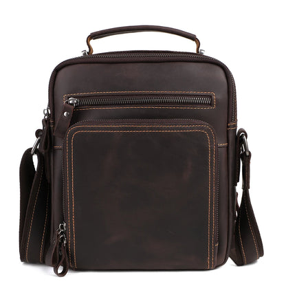 JOYIR Men’s Genuine Leather Vintage Shoulder Crossbody Messenger Bag