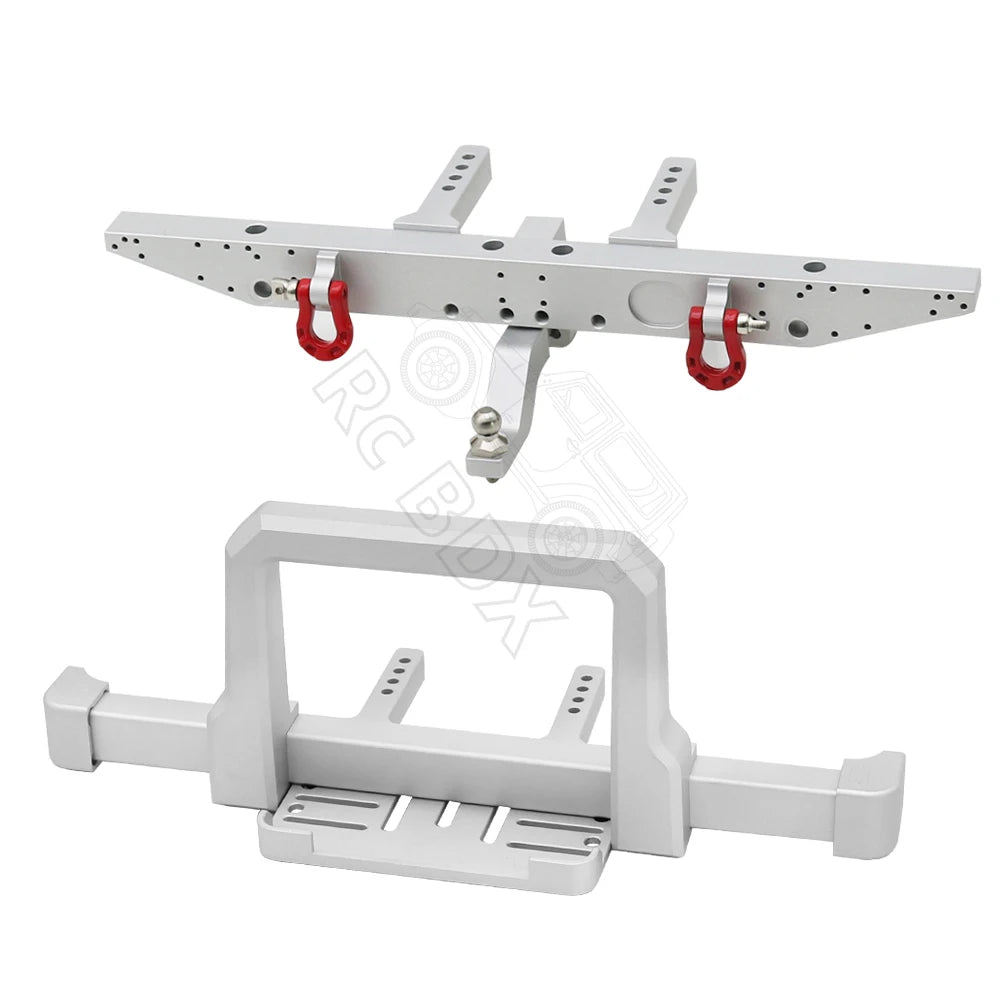 1/10 RC Crawler Aluminum Front & Rear Bumper Set for Traxxas TRX-4 - EXPROTAS