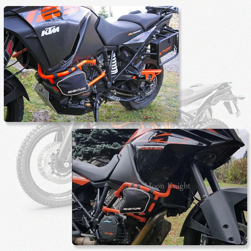Motorcycle Frame Crash Bars Waterproof Bag Bumper Repair Tool Placement Bag For 1050 1090 1190 1290 ADV Adventure R-EXPROTAS