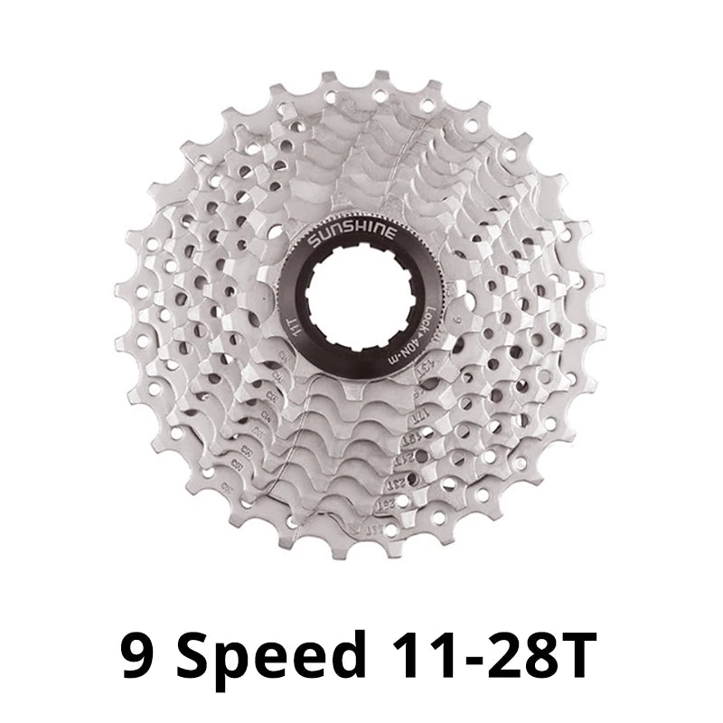 SUNSHINE 9-Speed MTB Cassette 11-25T to 11-50T Shimano/SRAM Compatible