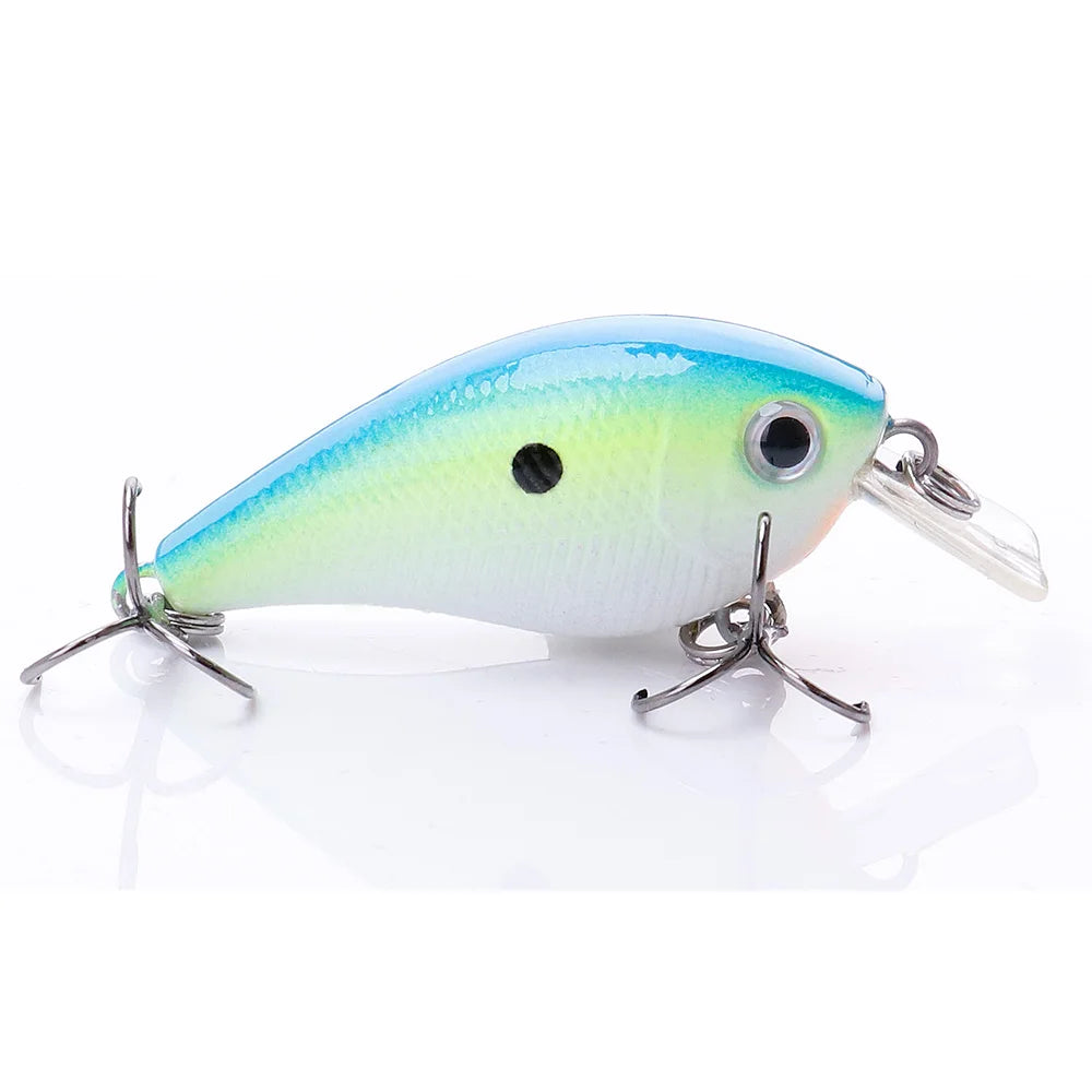 Fishing Lure 5cm/7cm Crankbait Minnow Wobbler for Pike Bass Perch Tackle