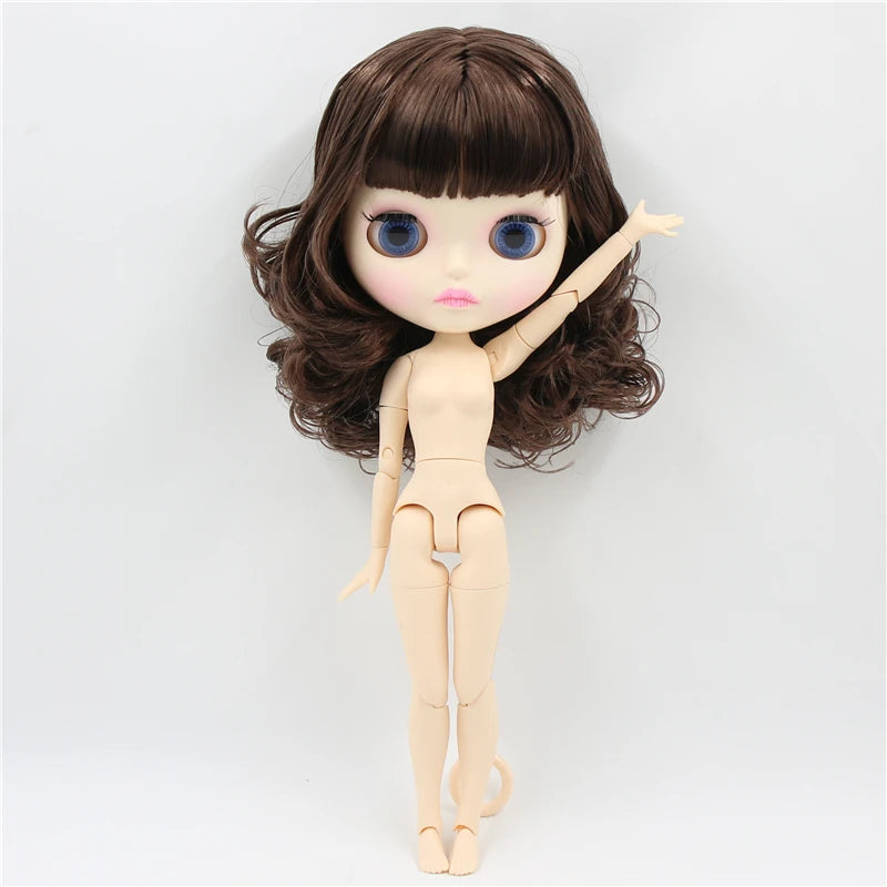 ICY DBS Blythe Doll 1/6 BJD Joint Body White Skin 30cm Custom Random Eyes