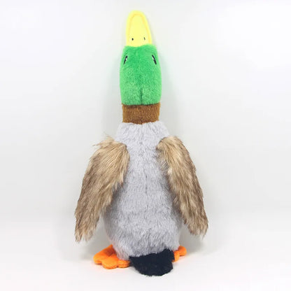 Plush Duck Squeaky Dog Toy for Pets - Chew Sound Plaything for Puppy
