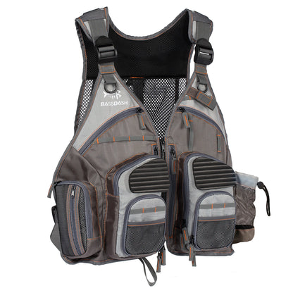 Breathable Fishing Tackle Vest Bassdash Adjustable Outdoor Sports Waistcoat