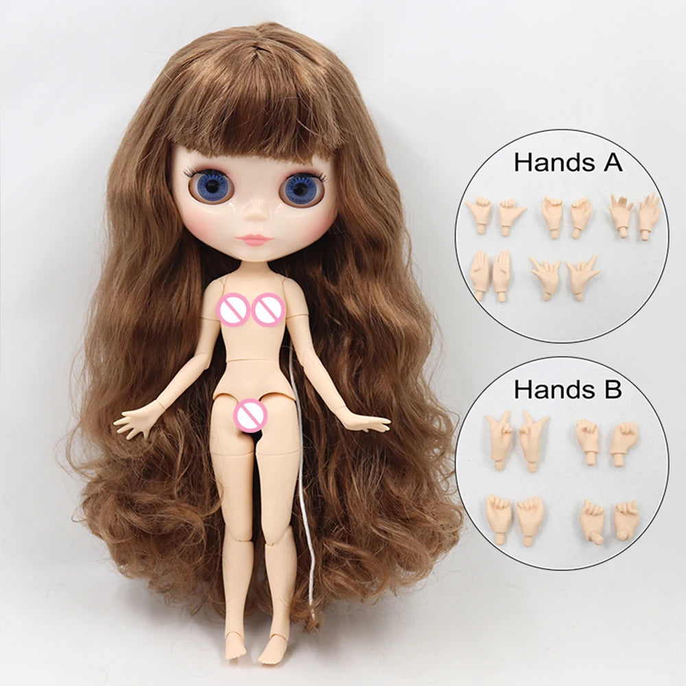 ICY DBS Blythe Doll 1/6 BJD Joint Body 30cm White Skin Random Eyes Anime Gift