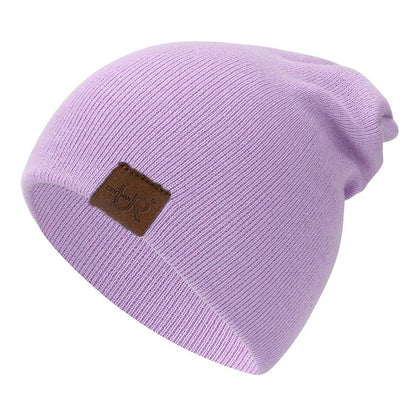 Unisex Beanie Hat Warm Soft Knitted Casual Winter Hat for Men & Women