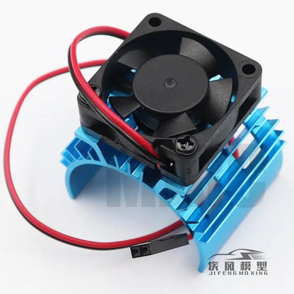 Cooling Fan For RC Car 1:10 Heatsink 540 550 3650 Motor Parts Aluminum