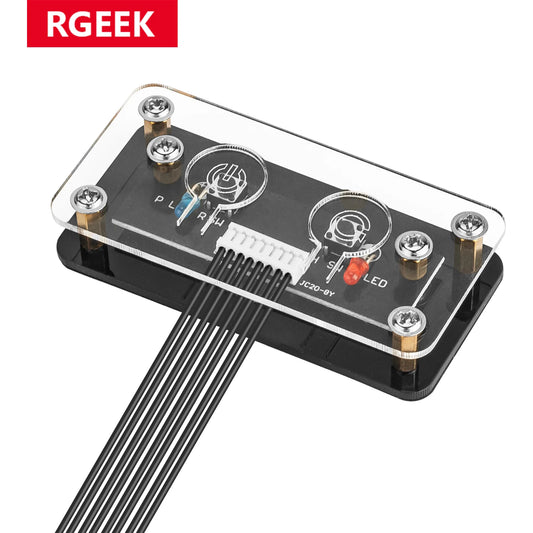 External PC Power Switch with Restart Button for Desktop Computer Case