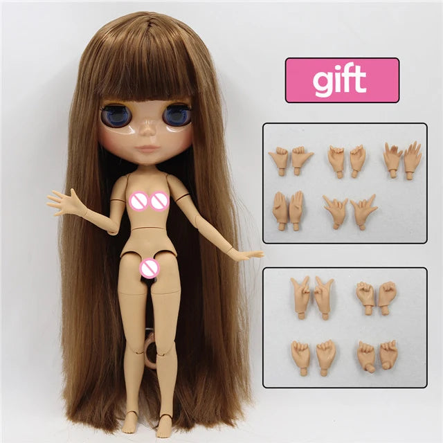 ICY DBS Blythe Doll 1/6 BJD Joint Body 30cm DIY Anime Girl Toy Random Eyes Gift