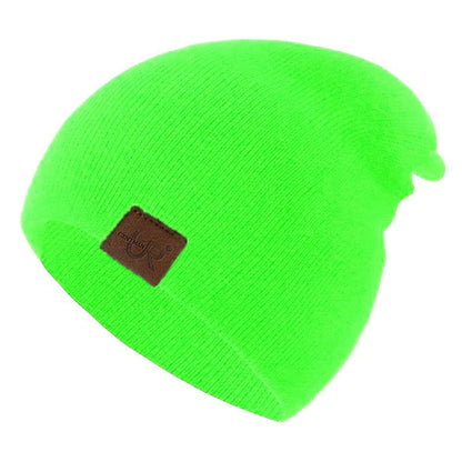 Unisex Beanie Hat Warm Soft Knitted Casual Winter Hat for Men & Women