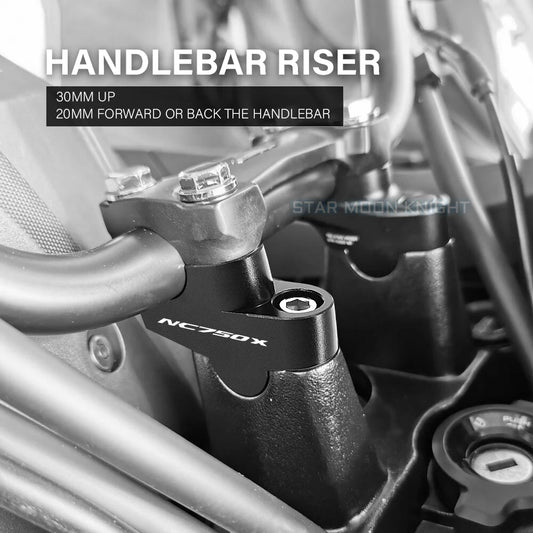 For Honda NC 750 X NC750X 2016 - 2021 CB500X CB500F CB300F Motorcycle Accessories Riser Lifting Handlebar Clamp Handlebar Riser-EXPROTAS