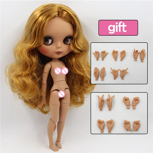 ICY DBS Blythe Doll 1/6 BJD Joint Body 30cm DIY Anime Girl Toy Random Eyes Gift