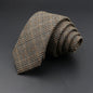 Mens Tie 6cm Slim Solid Classic Necktie for Wedding Party Casual