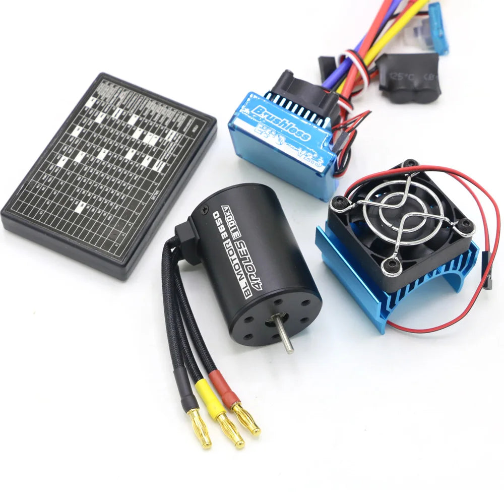 RC Car RC Brushless Motor 3100KV 3900KV 4300KV 5200KV ESC Combo 1/10