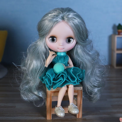 Icy Dbs Blyth Doll 20CM Joint Body Nude DIY Clothes Shoes for Girls