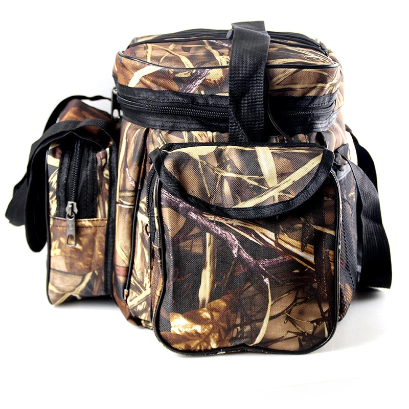 Large Fishing Bag Waterproof Tackle Carryall Shoulder Bag for Carp Fishing