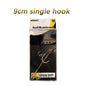 Single Double Hook 9cm 12cm Fishing Rig for Big Shad Tackle