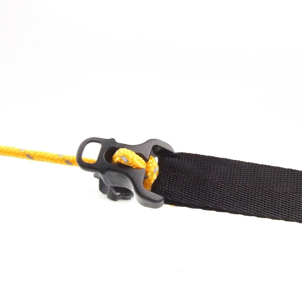 10/30pcs Camping Guyline Tensioners Rope Stoppers Cord Tighteners for Tent Awning