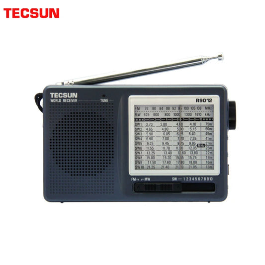 Tecsun R-9012 Portable Pocket Radio FM AM SW 12 Band High Sensitivity Receiver D219 - EXPROTAS
