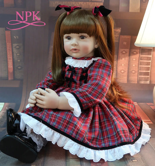 60cm Silicone Reborn Doll | Princess Lifelike Toddler Toy for Girls Gift