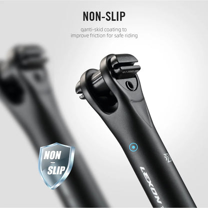 LEXON Carbon Seatpost 27.2/31.6mm 400mm Ultralight MTB Road Bike