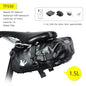 Rhinowalk Waterproof Bicycle Saddle Bag 1.5-2.5L Seat Tool Tail Pack