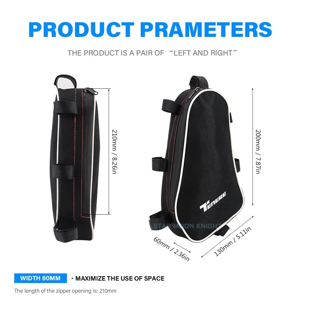 Motorcycle Engine Crash Bars Bag For Yamaha T7 Tenere700 Tenere 700 2019 2020 2021 2022 - Travel Storage Tool Waterproof Bags-EXPROTAS