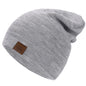 Unisex Beanie Hat Warm Soft Knitted Casual Winter Hat for Men & Women