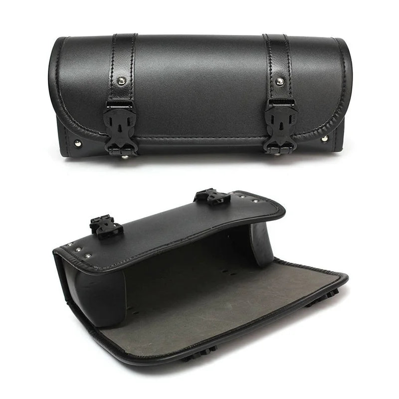 Motorcycle PU Leather Saddlebag Tool Bag for Harley Sportster XL 883 1200