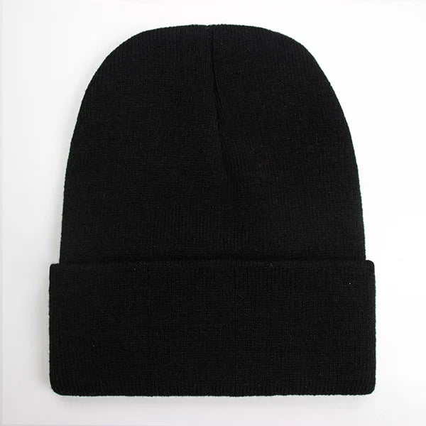 Warm Knitted Cap Beanie Wool Unisex Winter Hat Men Women 24 Colors
