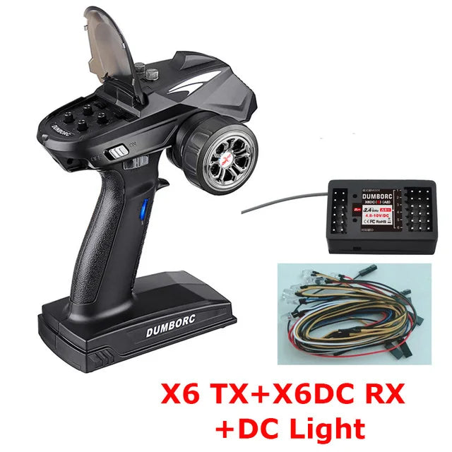 Dumborc RC Remote 2.4G Transmitter & Receiver X6FG Gyro Controller Parts