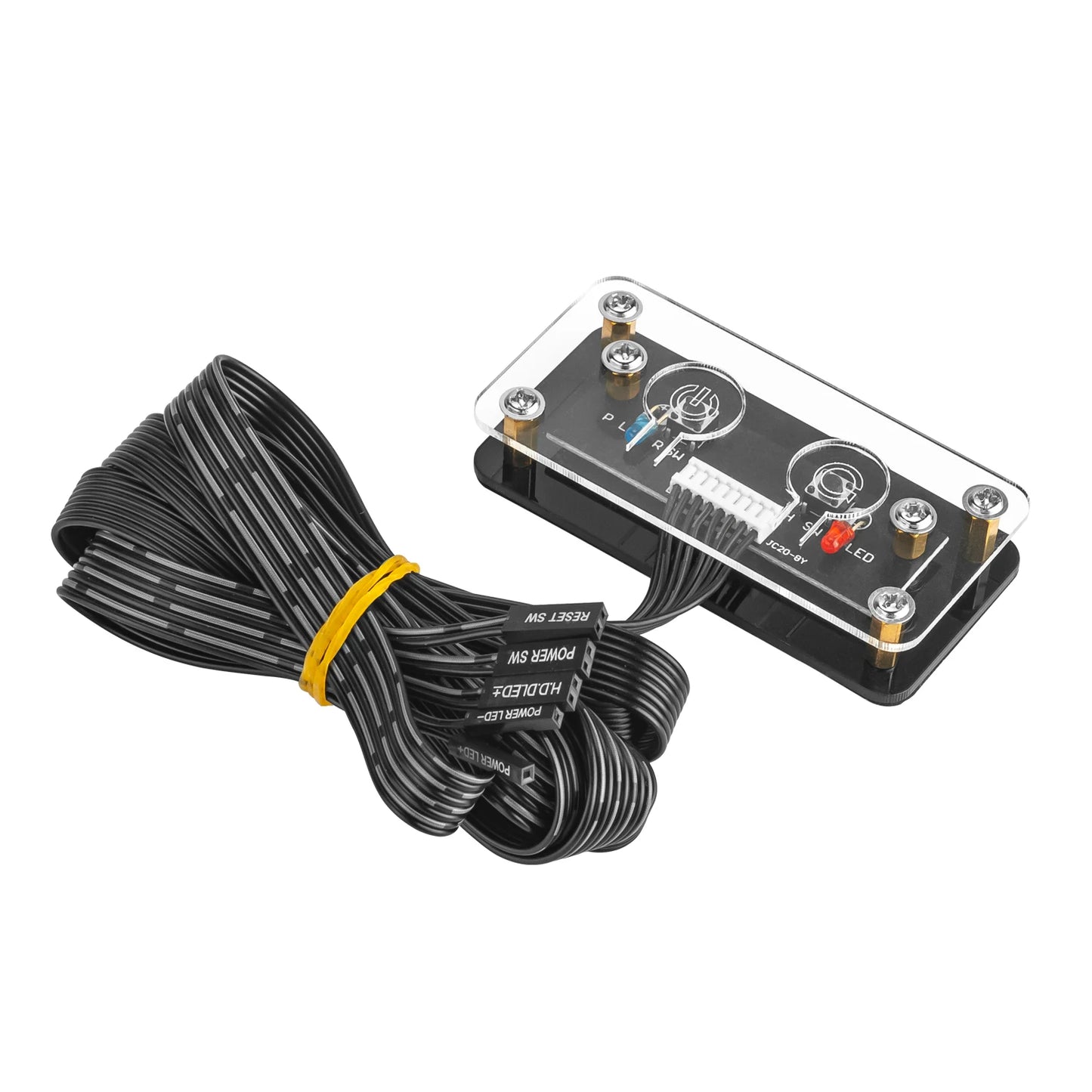 External PC Power Switch with Restart Button for Desktop Computer Case