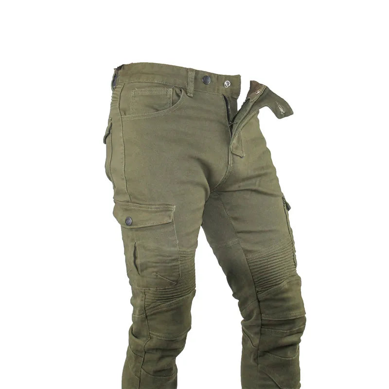 Motorcycle Jeans Pantalones Motocicleta Hombre Featherbed Jeans Standard Version Car Ride Trousers Pant Summer Riding-EXPROTAS