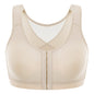 MELENECA Women’s Plus Size Front Closure Wirefree Posture Bra Back Support