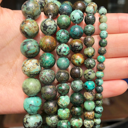 Natural Stone Loose Beads 12mm Round Gemstone for Jewellery Making DIY
