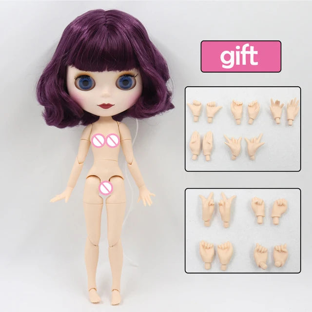 ICY DBS Blythe Doll 1/6 BJD Joint Body 30cm DIY Anime Girl Toy Random Eyes Gift