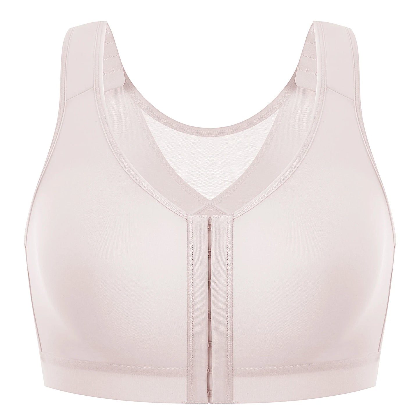 MELENECA Women’s Plus Size Front Closure Wirefree Posture Bra Back Support