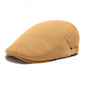 Men's Gatsby Driving Cap Cotton Ivy Newsboy Hat Adjustable Beret