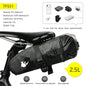 Rhinowalk Waterproof Bicycle Saddle Bag 1.5-2.5L Seat Tool Tail Pack