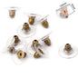 200-2000Pcs Rubber Ear Plug Stoppers Soft Silicone Earring Findings DIY