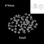 200-2000Pcs Rubber Ear Plug Stoppers Soft Silicone Earring Findings DIY