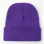 Warm Knitted Cap Beanie Wool Unisex Winter Hat Men Women 24 Colors