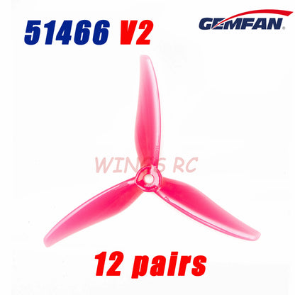 24Pcs 5 Inch Blade Propeller Props for RC FPV Drone Gemfan 51466