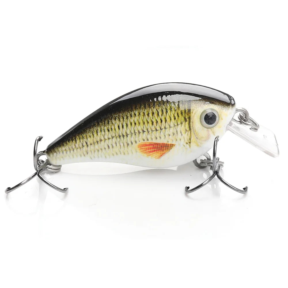 Fishing Lure 5cm/7cm Crankbait Minnow Wobbler for Pike Bass Perch Tackle
