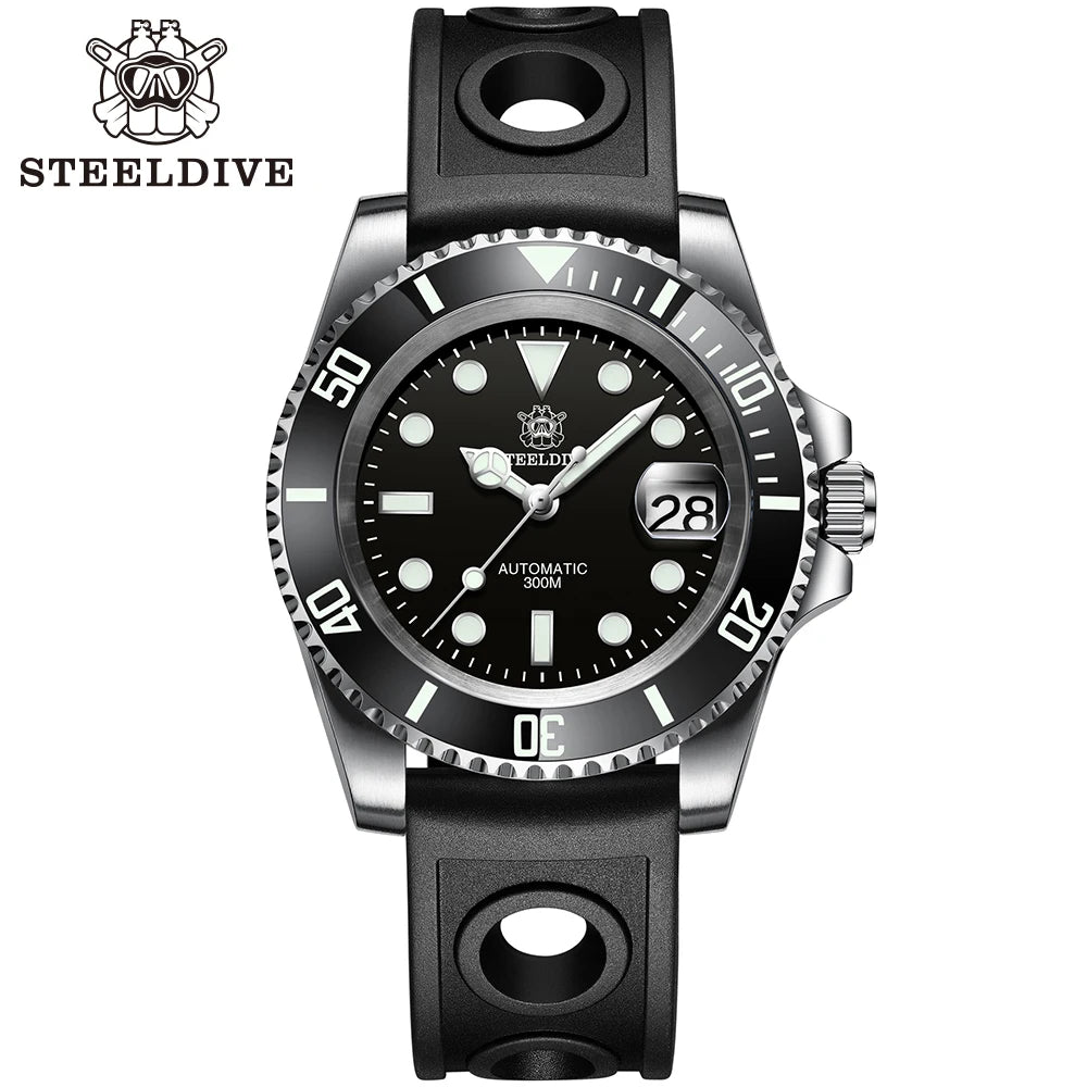 Steeldive SD1953 41mm NH35 Dive Watch 30ATM Ceramic Bezel Automatic Men