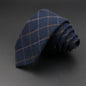 Mens Tie 6cm Slim Solid Classic Necktie for Wedding Party Casual
